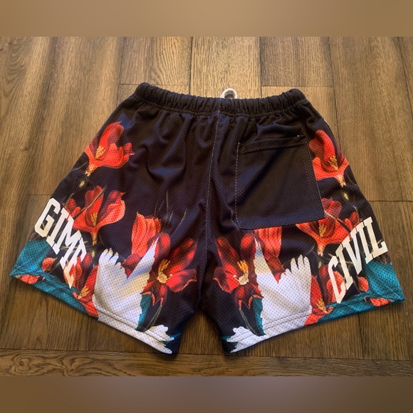 Civil Regime ‘Bloom’ Printed Mesh Shorts (Limited Edition) - Picture 5 of 9